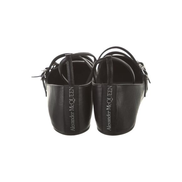 ❤️Alexander McQueen Leather Mary Jane Flats❤️